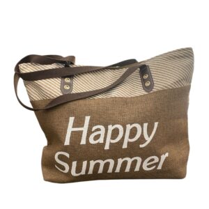 Τσάντα Θαλάσσης με δύο διαφορετικά είδη Ψάθας JP