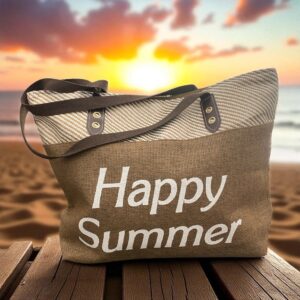 Alternative view of Τσάντα Θαλάσσης με δύο διαφορετικά είδη Ψάθας JP