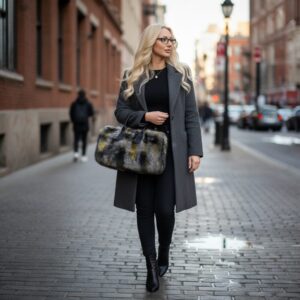 Alternative view of Γυναικεία Τσάντα Eco Fox Fur JP