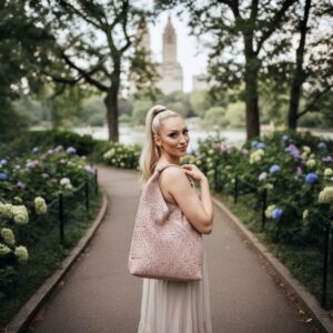 Alternative view of Γυναικεία Διάτρητη Τσάντα Ώμου JP