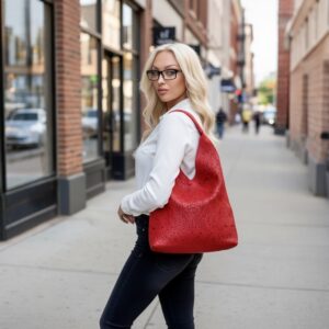 Γυναικεία Διάτρητη Τσάντα Ώμου JP