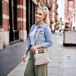 Γυναικεία Πλεκτή Τσάντα JP